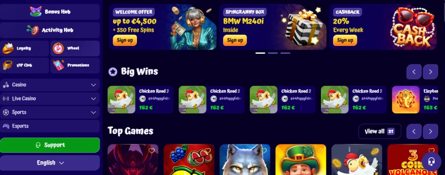 Spingranny casino